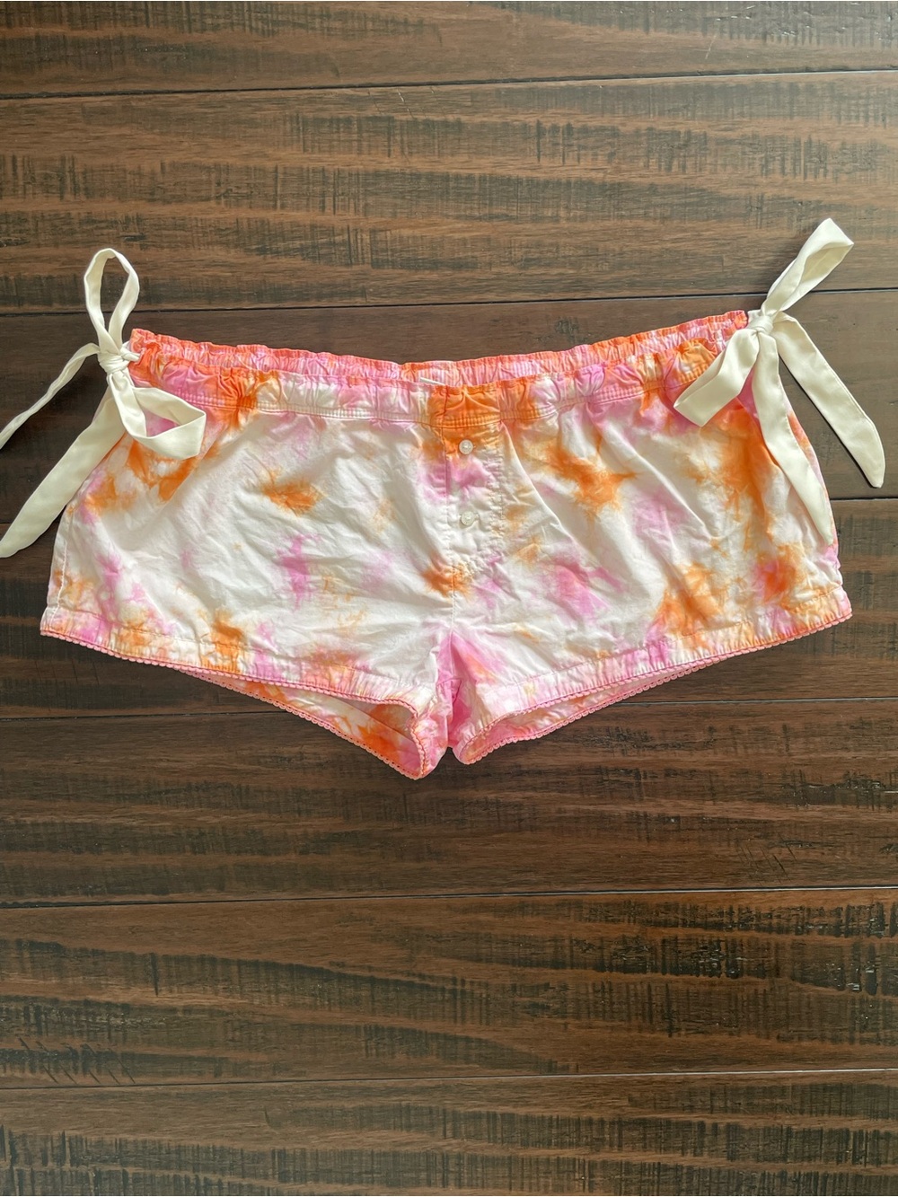 PINK Victoria's Secret Y2K Tie Dye Cotton Sleep Shorts - Picture 3 of 8